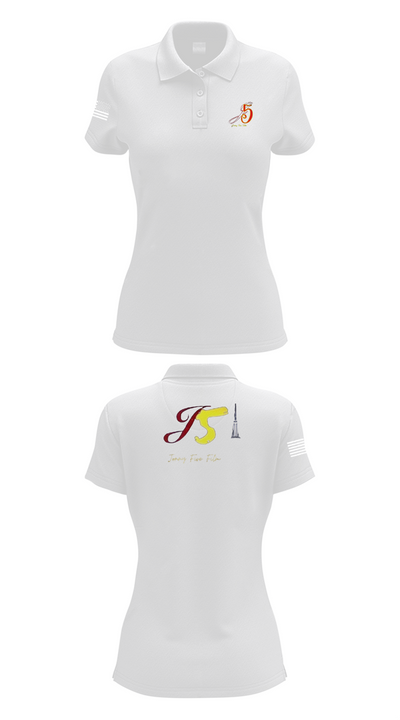 Jonny Five Film 55513459 Women's Short Sleeve Performance Polo  - 17