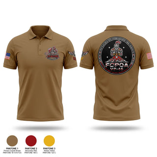 Short Sleeve Performance Polo, VP-46 FCPOA, Navy, Teamtime, Team time, sublimation, custom sports apparel, team uniforms, spirit wear, spiritwear, sports uniforms, custom shirts, team store, custom team store, fundraiser sports, apparel fundraiser