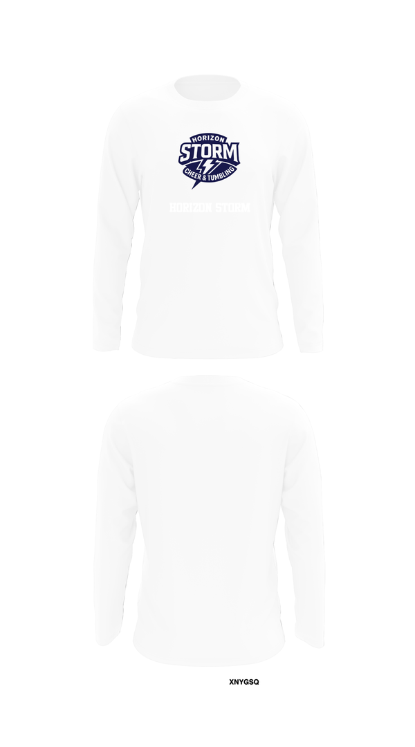 Long Sleeve Performance Shirt, Horizon Storm, Cheer, Teamtime, Team time, sublimation, custom sports apparel, team uniforms, spirit wear, spiritwear, sports uniforms, custom shirts, team store, custom team store, fundraiser sports, apparel fundraiser