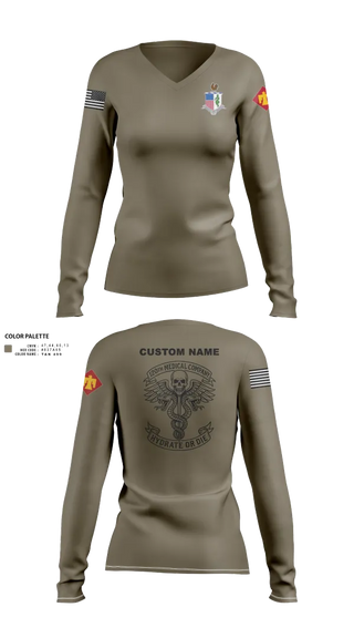 Womens Long Sleeve Vneck Shirt, , , Teamtime, Team time, sublimation, custom sports apparel, team uniforms, spirit wear, spiritwear, sports uniforms, custom shirts, team store, custom team store, fundraiser sports, apparel fundraiser