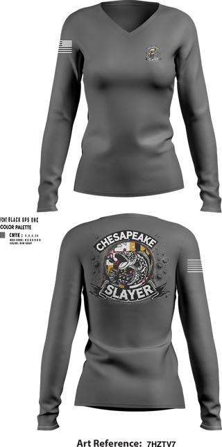 Womens Long Sleeve Vneck Shirt, Fishing outdoor, , Teamtime, Team time, sublimation, custom sports apparel, team uniforms, spirit wear, spiritwear, sports uniforms, custom shirts, team store, custom team store, fundraiser sports, apparel fundraiser