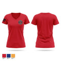 Comfort Volunteer Fire Department Women's Short Sleeve V-neck Shirt - 1