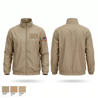 Windbreaker, Fort Sam Houston Jewish Community, Army, Teamtime, Team time, sublimation, custom sports apparel, team uniforms, spirit wear, spiritwear, sports uniforms, custom shirts, team store, custom team store, fundraiser sports, apparel fundraiser