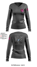 WeAllWeGot~Family First 22026589 Women's Long Sleeve V-neck Shirt - 29
