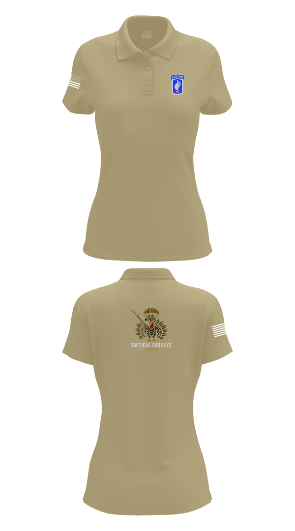 Womens Short Sleeve Performance Polo, OAS-X, Army, Teamtime, Team time, sublimation, custom sports apparel, team uniforms, spirit wear, spiritwear, sports uniforms, custom shirts, team store, custom team store, fundraiser sports, apparel fundraiser