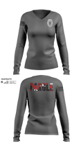 Adult Parole Authority Women's Long Sleeve V-neck Shirt - 32