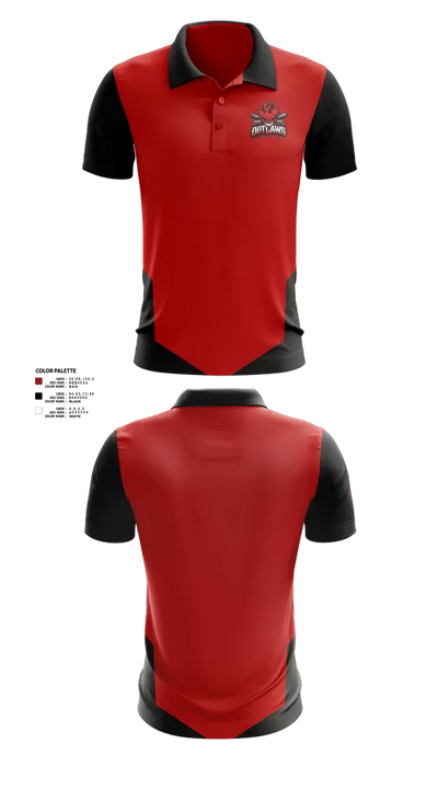 DownEast Outlaws 43136486 Short Sleeve Performance Polo - 22