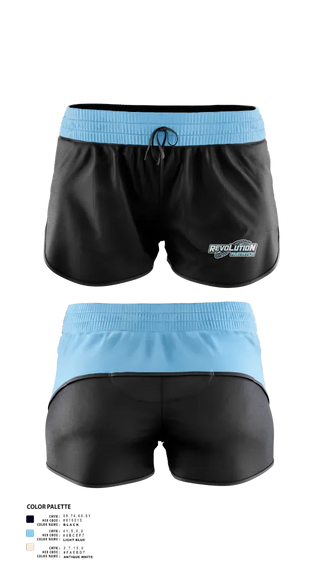 Womens Shorts, Northampton Revolution, Softball, Teamtime, Team time, sublimation, custom sports apparel, team uniforms, spirit wear, spiritwear, sports uniforms, custom shirts, team store, custom team store, fundraiser sports, apparel fundraiser