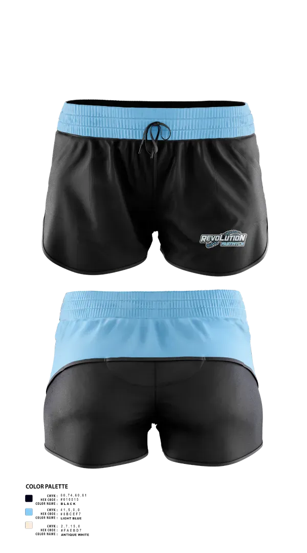 Womens Shorts, Northampton Revolution, Softball, Teamtime, Team time, sublimation, custom sports apparel, team uniforms, spirit wear, spiritwear, sports uniforms, custom shirts, team store, custom team store, fundraiser sports, apparel fundraiser