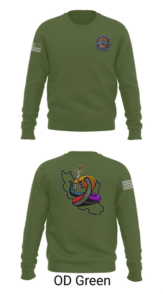 Crew Neck Sweatshirt, Iran DCIT, Army, Teamtime, Team time, sublimation, custom sports apparel, team uniforms, spirit wear, spiritwear, sports uniforms, custom shirts, team store, custom team store, fundraiser sports, apparel fundraiser