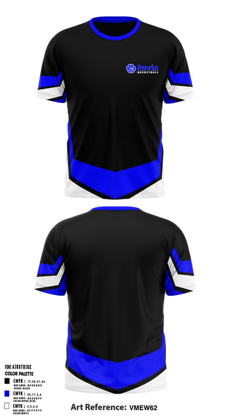 Short Sleeve Performance Shirt, Ravia Middle School Basketball, Men's Basketball, Teamtime, Team time, sublimation, custom sports apparel, team uniforms, spirit wear, spiritwear, sports uniforms, custom shirts, team store, custom team store, fundraiser sports, apparel fundraiser