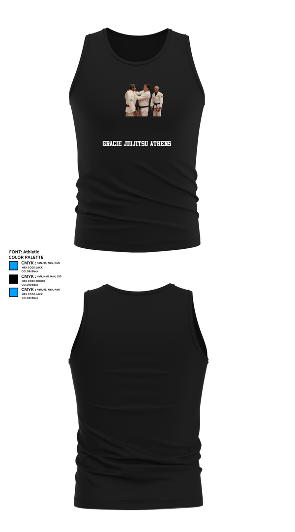 Tank Top, Gracie JiuJitsu Athens, , Teamtime, Team time, sublimation, custom sports apparel, team uniforms, spirit wear, spiritwear, sports uniforms, custom shirts, team store, custom team store, fundraiser sports, apparel fundraiser