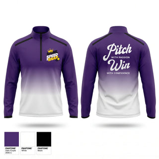 Quarter Zip Jacket, Spins, Speed & Snap Pitching, , Teamtime, Team time, sublimation, custom sports apparel, team uniforms, spirit wear, spiritwear, sports uniforms, custom shirts, team store, custom team store, fundraiser sports, apparel fundraiser