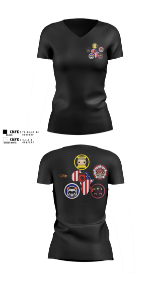Womens Short Sleeve Vneck Shirt, IO J39, Army, Teamtime, Team time, sublimation, custom sports apparel, team uniforms, spirit wear, spiritwear, sports uniforms, custom shirts, team store, custom team store, fundraiser sports, apparel fundraiser