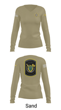 C.C.S.O. CERT 25474985 Women's Long Sleeve V-neck Shirt - 92