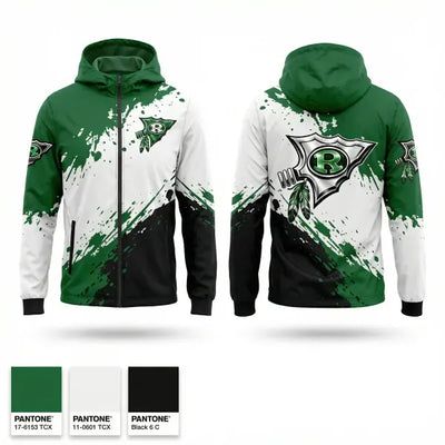 Ridley Green Raiders Girls Flag Football 540718 Windbreaker - 1
