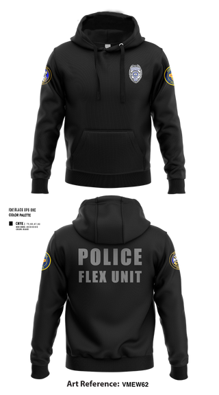 Hoodie, Hendersonville FLEX Team, Police, Teamtime, Team time, sublimation, custom sports apparel, team uniforms, spirit wear, spiritwear, sports uniforms, custom shirts, team store, custom team store, fundraiser sports, apparel fundraiser