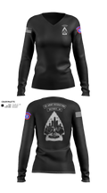 Detroit Recruiting Station Women's Long Sleeve V-neck Shirt - 30