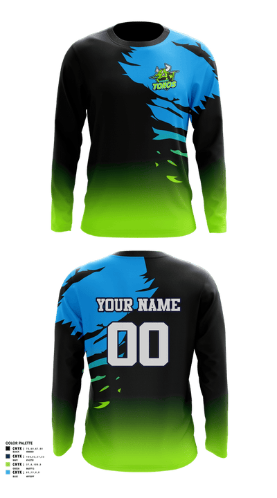 Northeast Toros Football 18068925 Long Sleeve Performance Shirt 12