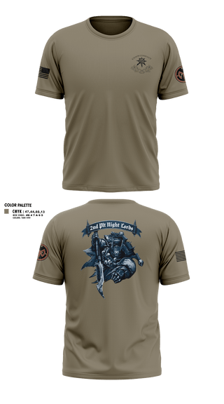 Old School Cotton Feel Shirt, C Co 1-182 2nd PLT, Army, Teamtime, Team time, sublimation, custom sports apparel, team uniforms, spirit wear, spiritwear, sports uniforms, custom shirts, team store, custom team store, fundraiser sports, apparel fundraiser