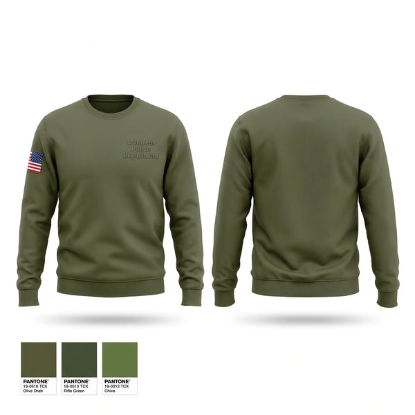 Crew Neck Sweatshirt, Montreat Police Department, Police, Teamtime, Team time, sublimation, custom sports apparel, team uniforms, spirit wear, spiritwear, sports uniforms, custom shirts, team store, custom team store, fundraiser sports, apparel fundraiser