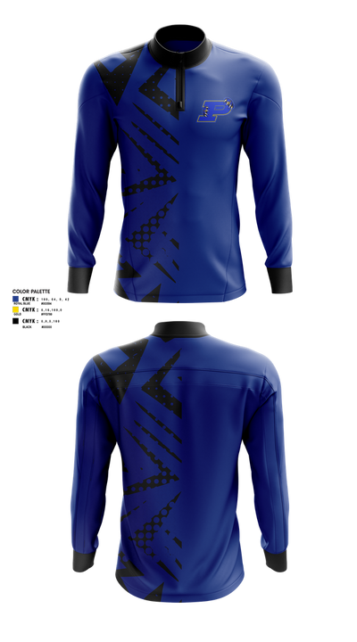 Parlier High School Basketball Quarter Zip Jacket - 103
