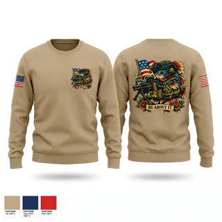 Crew Neck Sweatshirt, Betta Fish, Army, Teamtime, Team time, sublimation, custom sports apparel, team uniforms, spirit wear, spiritwear, sports uniforms, custom shirts, team store, custom team store, fundraiser sports, apparel fundraiser