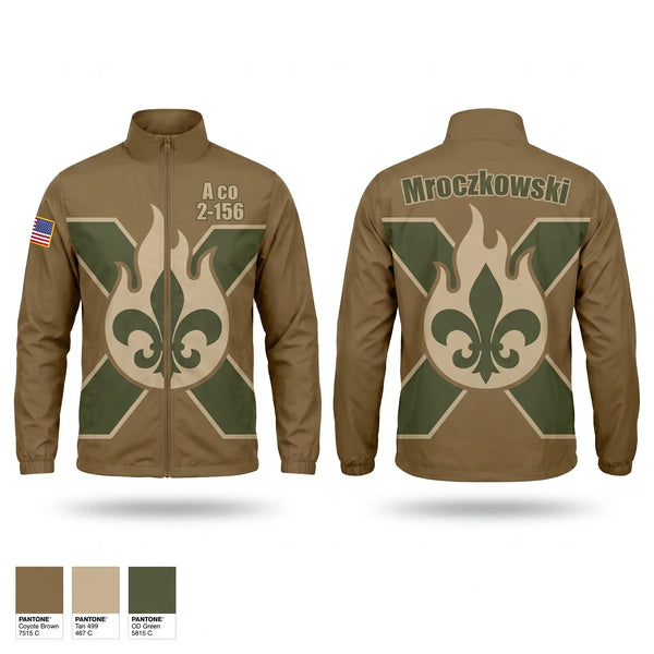 Windbreaker, A co 2-156, National Guard, Teamtime, Team time, sublimation, custom sports apparel, team uniforms, spirit wear, spiritwear, sports uniforms, custom shirts, team store, custom team store, fundraiser sports, apparel fundraiser