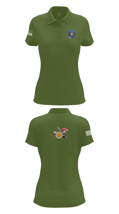 HHB, 428th Field Artillery Brigade 81466610 Women's Short Sleeve Performance Polo  - 55