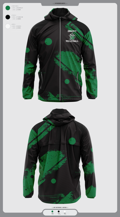 Nordonia Knights Volleyball 89412151 Windbreaker - 3