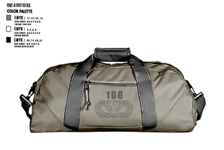 Duffle Bag, 106 CES, Air Force, Teamtime, Team time, sublimation, custom sports apparel, team uniforms, spirit wear, spiritwear, sports uniforms, custom shirts, team store, custom team store, fundraiser sports, apparel fundraiser