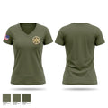 Thomas county sheriff's office Women's Short Sleeve V-neck Shirt - 1