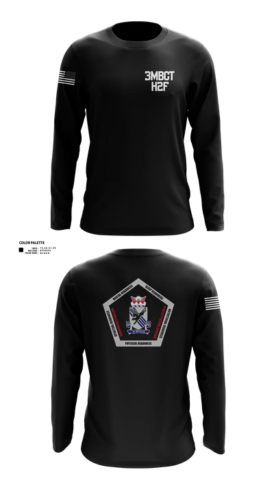 3BCT H2F 56762054 Long Sleeve Performance Shirt - 8