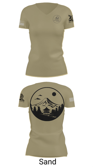 Womens Short Sleeve Vneck Shirt, Okinawa, , Teamtime, Team time, sublimation, custom sports apparel, team uniforms, spirit wear, spiritwear, sports uniforms, custom shirts, team store, custom team store, fundraiser sports, apparel fundraiser