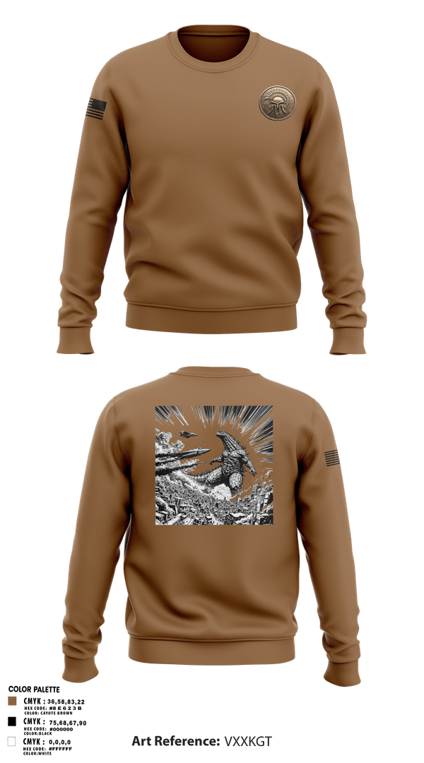 Crew Neck Sweatshirt, Vfa-147, Navy, Teamtime, Team time, sublimation, custom sports apparel, team uniforms, spirit wear, spiritwear, sports uniforms, custom shirts, team store, custom team store, fundraiser sports, apparel fundraiser
