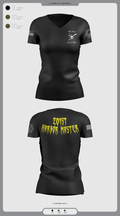 201st HMOD 51359683 Women's Short Sleeve V-neck Shirt - 1
