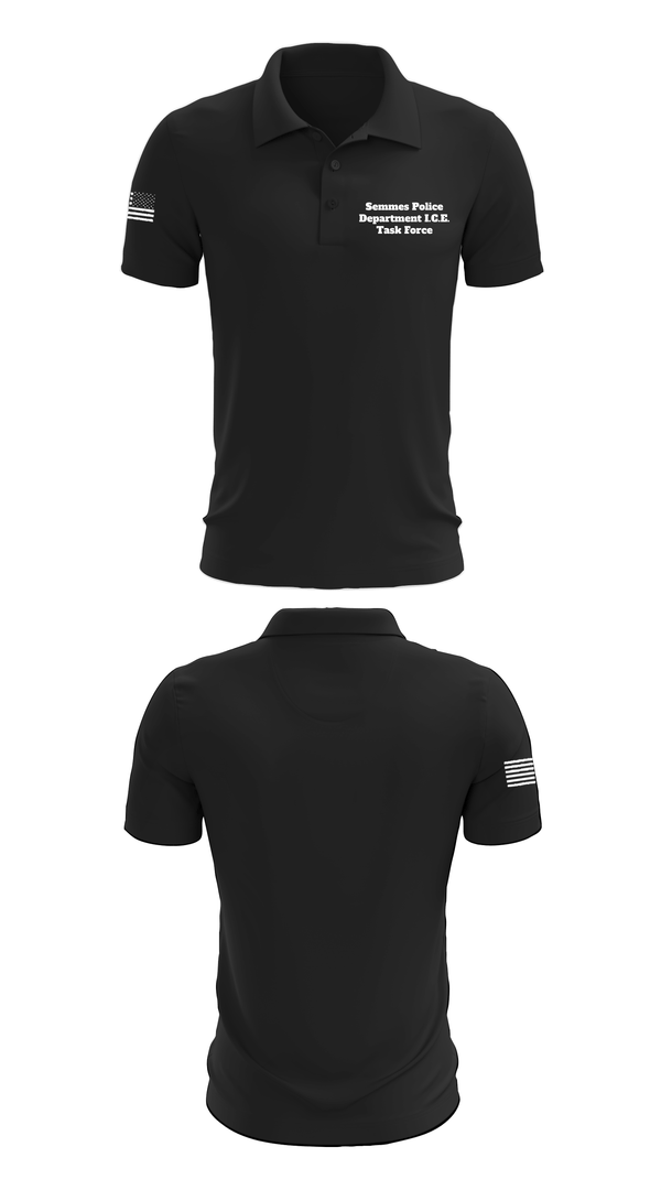 Short Sleeve Performance Polo, Semmes Police Department I.C.E. Task Force, Police, Teamtime, Team time, sublimation, custom sports apparel, team uniforms, spirit wear, spiritwear, sports uniforms, custom shirts, team store, custom team store, fundraiser sports, apparel fundraiser