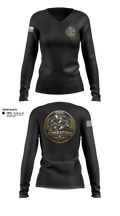 OAG-DT 74111085 Women's Long Sleeve V-neck Shirt - 11