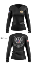 DeKalb County Sheriff's Office Women's Long Sleeve V-neck Shirt - 8