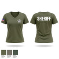Franklin County Sheriff's Department Women's Short Sleeve V-neck Shirt - 1