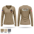 2cr Women's Long Sleeve V-neck Shirt - 1