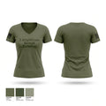 3 Amphibious Assault Battalion 48975524 Women's Short Sleeve V-neck Shirt - 1