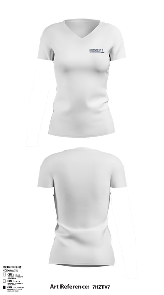 Womens Short Sleeve Vneck Shirt, Hancock County Technical Center, Spirit Store, Teamtime, Team time, sublimation, custom sports apparel, team uniforms, spirit wear, spiritwear, sports uniforms, custom shirts, team store, custom team store, fundraiser sports, apparel fundraiser