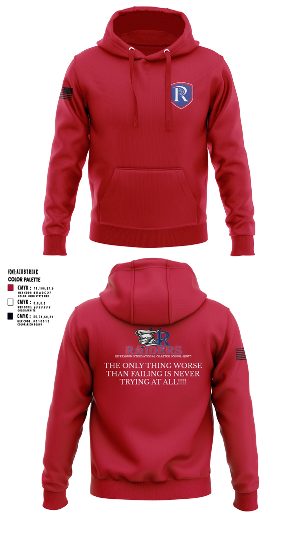 Hoodie, RICS Raiders, Army, Teamtime, Team time, sublimation, custom sports apparel, team uniforms, spirit wear, spiritwear, sports uniforms, custom shirts, team store, custom team store, fundraiser sports, apparel fundraiser