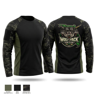 Long Sleeve Performance Shirt, The Wolfpack Gun Club, , Teamtime, Team time, sublimation, custom sports apparel, team uniforms, spirit wear, spiritwear, sports uniforms, custom shirts, team store, custom team store, fundraiser sports, apparel fundraiser