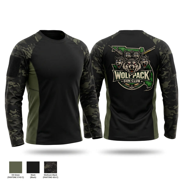 Long Sleeve Performance Shirt, The Wolfpack Gun Club, , Teamtime, Team time, sublimation, custom sports apparel, team uniforms, spirit wear, spiritwear, sports uniforms, custom shirts, team store, custom team store, fundraiser sports, apparel fundraiser