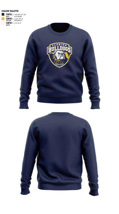 Florida Bulldogs Hockey 40347739 Crew Neck Sweatshirt - 1