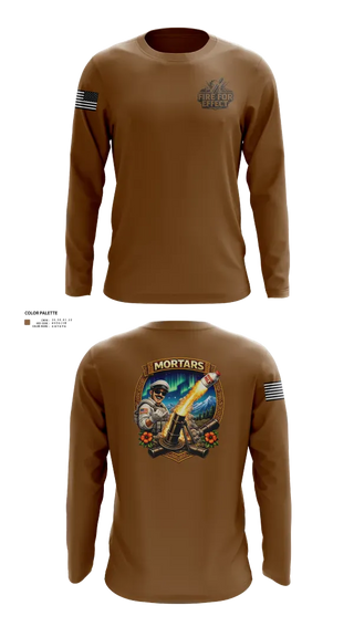 Long Sleeve Performance Shirt, MORTARS, National Guard, Teamtime, Team time, sublimation, custom sports apparel, team uniforms, spirit wear, spiritwear, sports uniforms, custom shirts, team store, custom team store, fundraiser sports, apparel fundraiser
