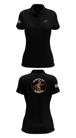 Womens Short Sleeve Performance Polo, NJROTC Apache Company, , Teamtime, Team time, sublimation, custom sports apparel, team uniforms, spirit wear, spiritwear, sports uniforms, custom shirts, team store, custom team store, fundraiser sports, apparel fundraiser