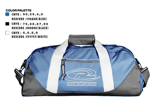 Duffle Bag, Fremont Rush Soccer Club, Men's Soccer, Teamtime, Team time, sublimation, custom sports apparel, team uniforms, spirit wear, spiritwear, sports uniforms, custom shirts, team store, custom team store, fundraiser sports, apparel fundraiser
